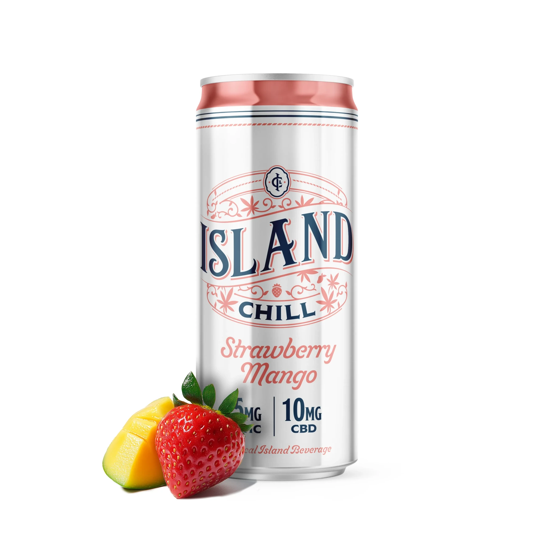 Drink Island Chill Strawberry Mango THC Beverage (4-pack)